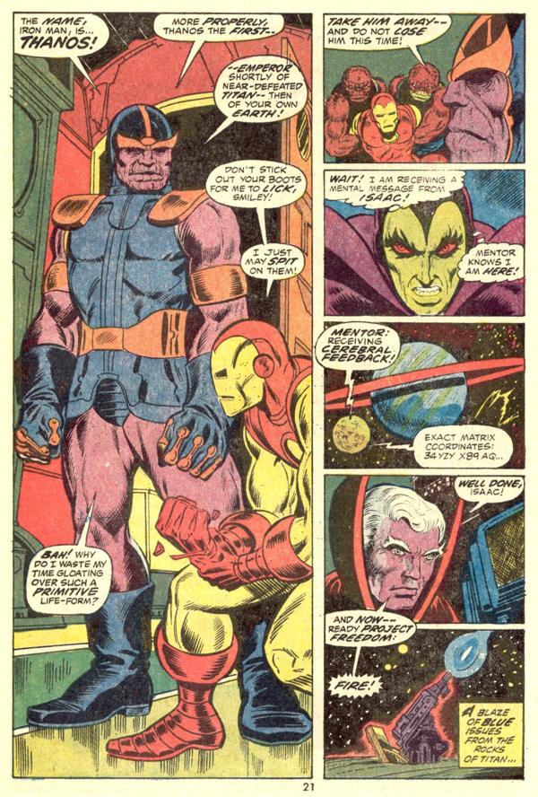 1 - Personagens que até hoje você acredita que foi o Stan Lee que criou Thanos-3